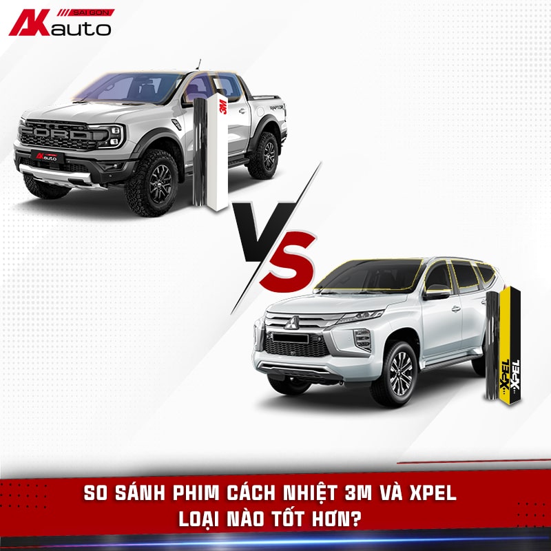 So sánh phim cách nhiệt 3M và Xpel