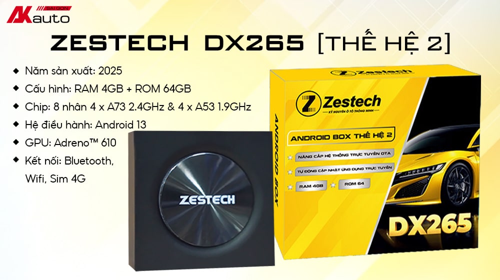 Android Box Zestech DX265 thế hệ 2