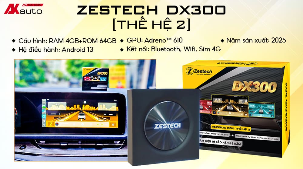 Android Box Zestech DX300 thế hệ 2
