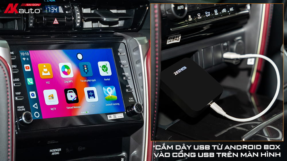 Lắp đặt Android Box Zestech nhanh chóng và đơn giản