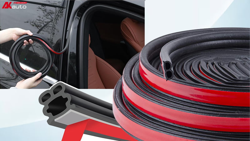 Lắp gioăng cao su chống ồn giúp xe yên tĩnh, êm ái