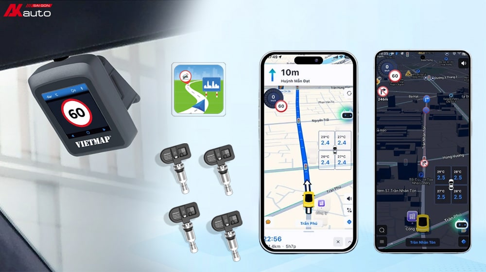 Hiển thị cảnh báo tốc độ giới hạn trên Vietmap Live