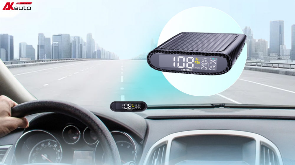 Cảm biến áp suất lốp Vietmap hiển thị áp suất, nhiệt độ theo thời gian thực