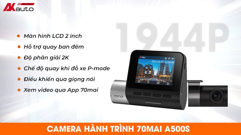 Camera hành trình 70mai A500S