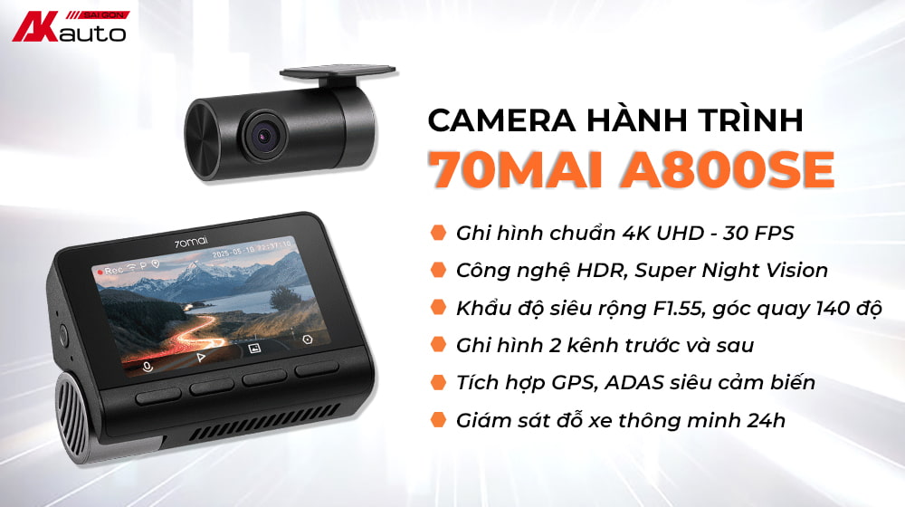 Camera hành trình 70mai A800SE