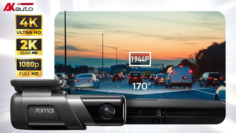 Camera hành trình 70mai với khả năng ghi hình sắc nét