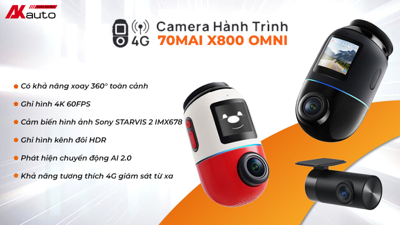 Camera hành trình 70mai X800