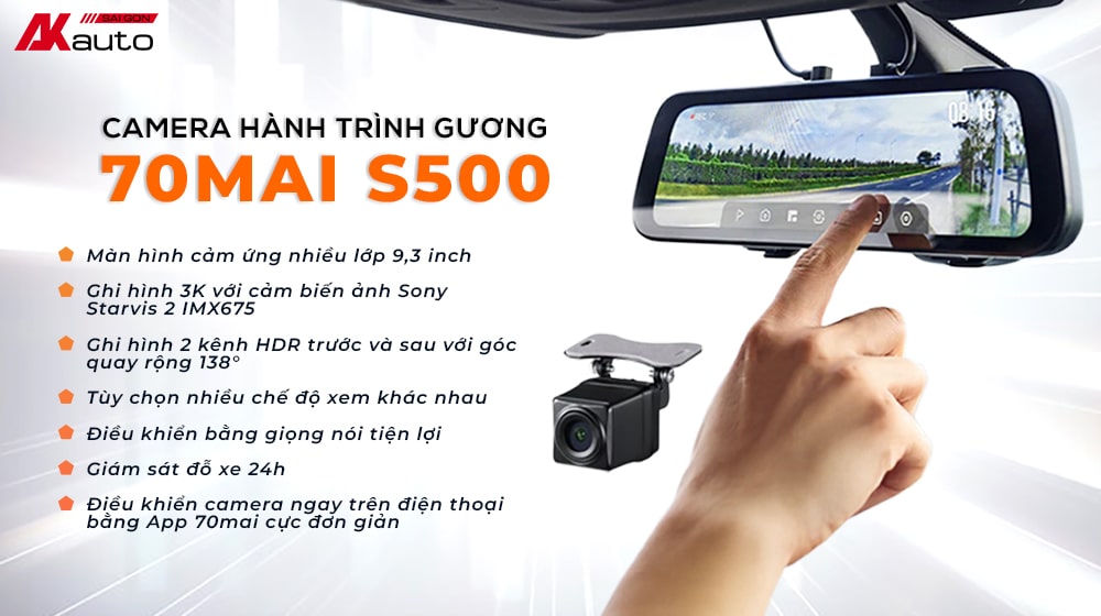 Camera hành trình 70mai S500