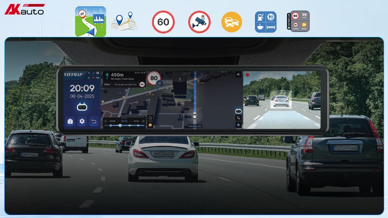 Vietmap V740 cảnh báo giao thông chính xác với Vietmap Live