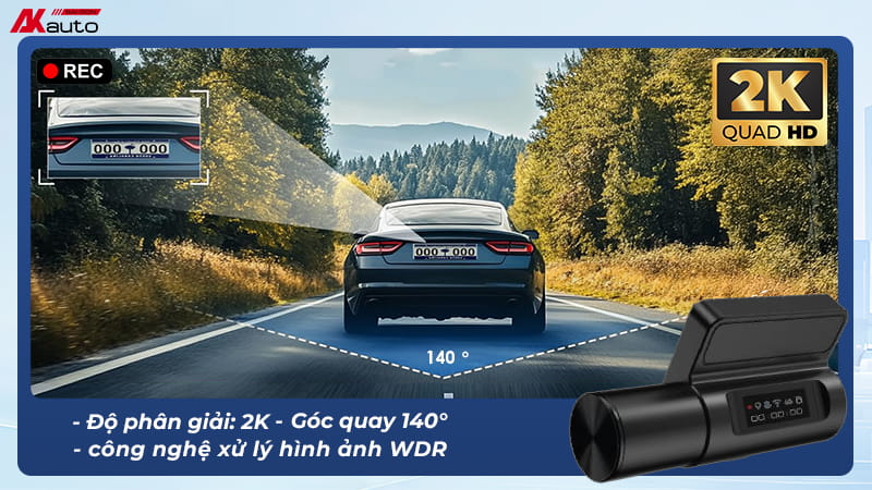 Camera Vietmap L110 ghi hình sắc nét, chân thực từng chi tiết