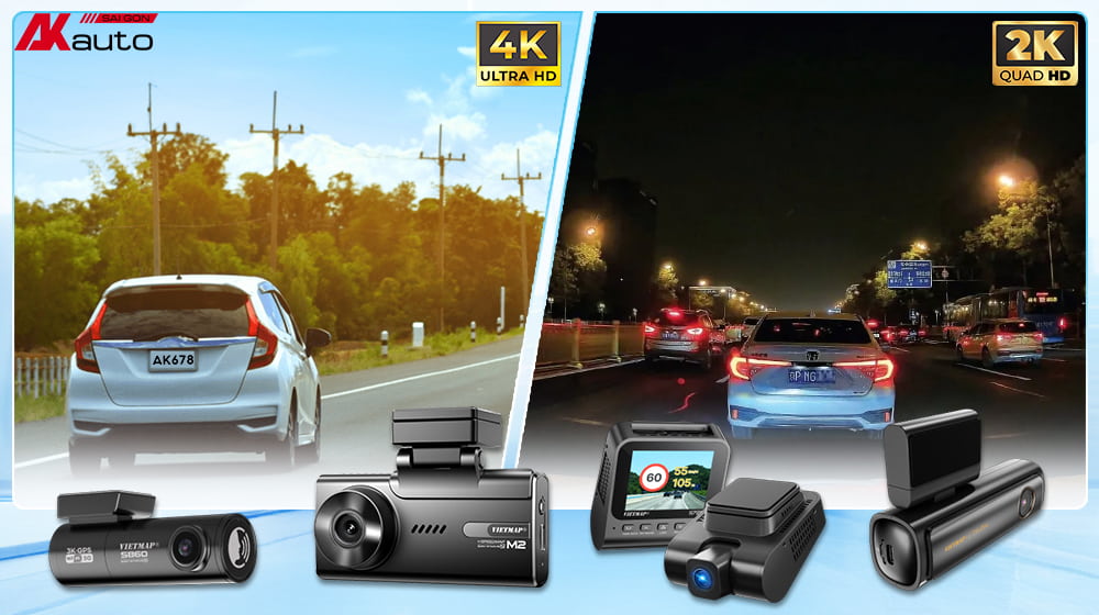 Chất lượng ghi hình camera hành trình Vietmap sắc nét