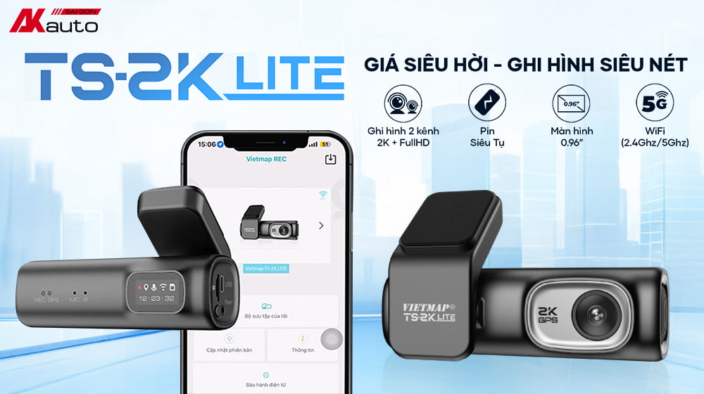 Camera hành trình Vietmap TS-2K Lite