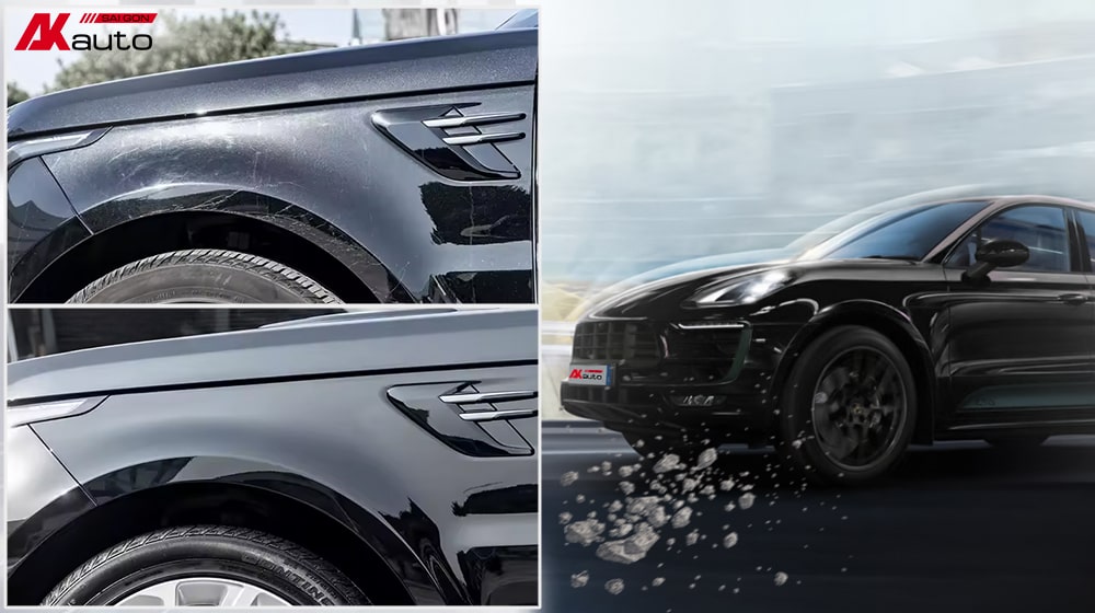 Dán PPF giúp bảo vệ sơn xe khỏi trầy xước do va quẹt, đá văng