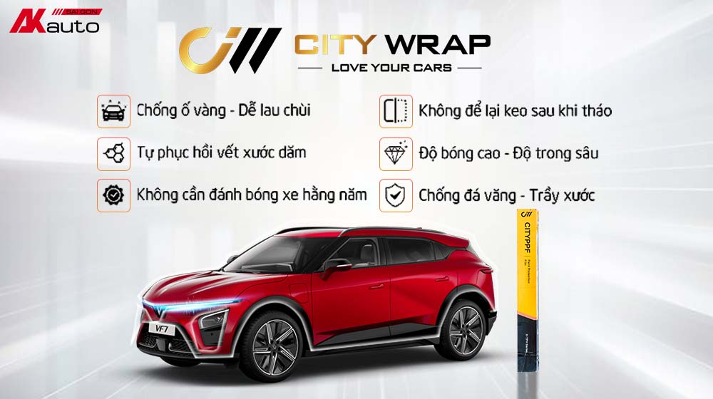 PPF City Wrap vừa có hiệu quả bảo vệ sơn xe cao vừa giá tốt phải chăng