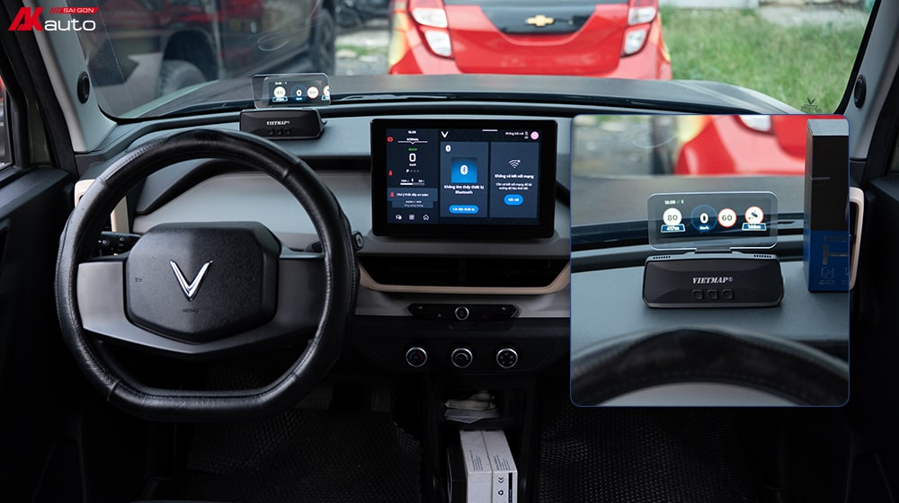 AKauto - Địa chỉ lắp đặt màn hình HUD kính lái uy tín tại TP.HCM