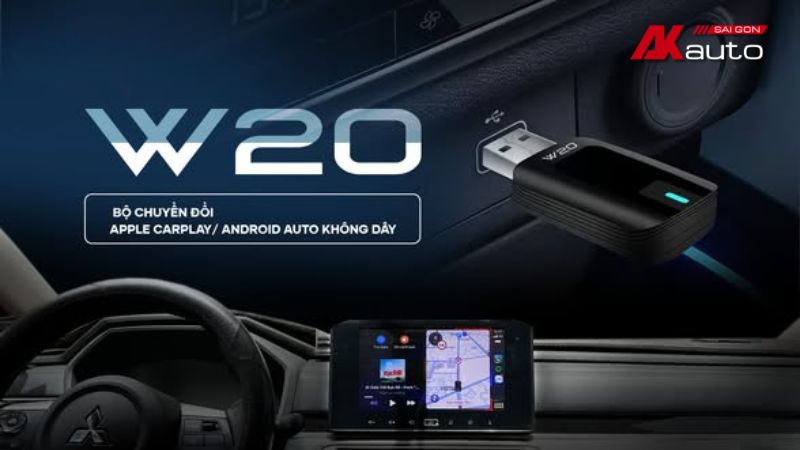 Giới thiệu về thiết bị chuyển đổi CarPlay Vietmap W20