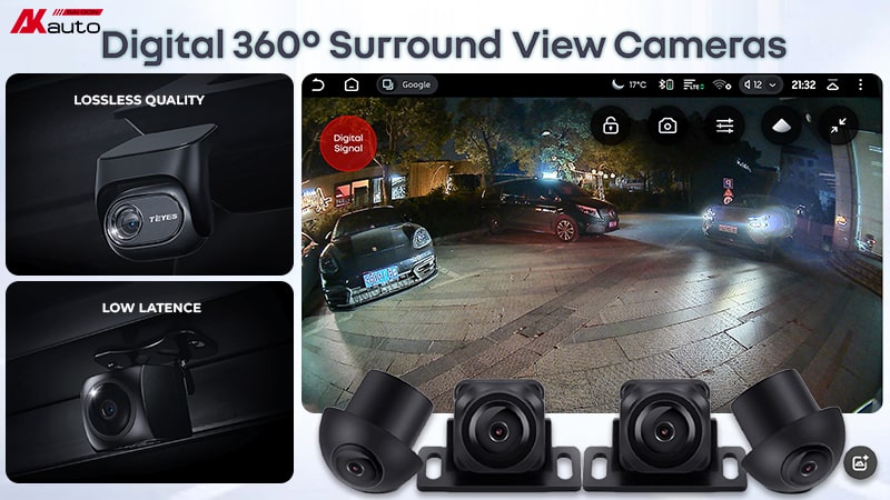 Công nghệ Camera Digital độc quyền trên màn hình Teyes CC4 Pro