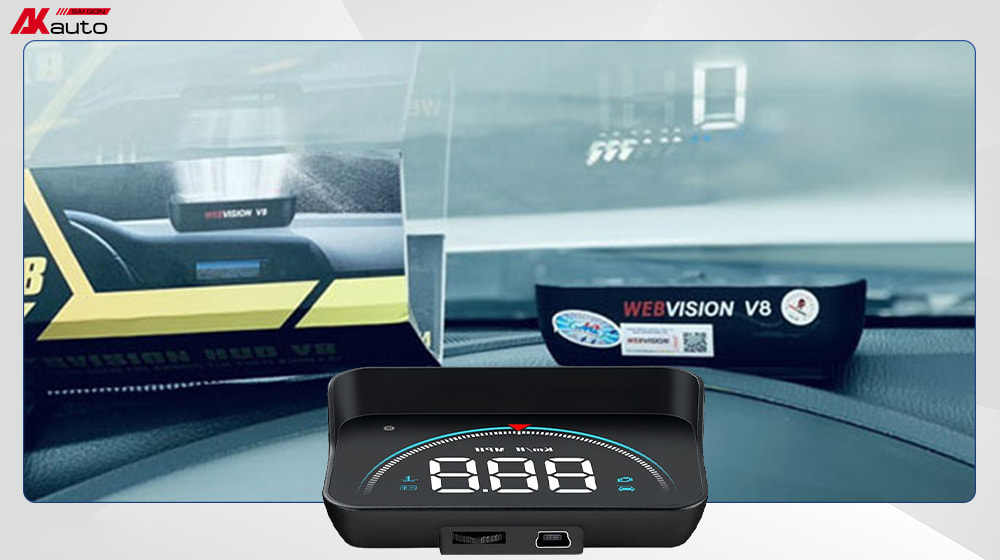 Màn hình HUD kính lái Webvision V8