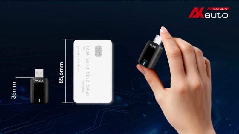 Vietmap W20 nhỏ gọn, dễ lắp đặt