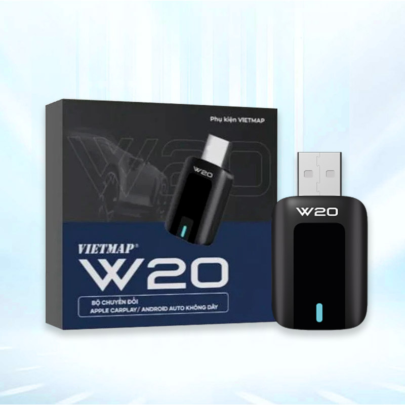Thiết bị chuyển đổi Apple CarPlay/ Android Auto không dây VietMap W20