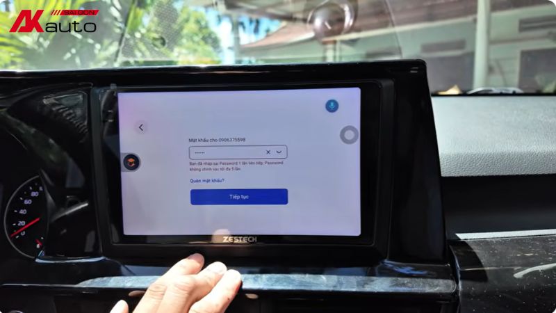 Lỗi Vietmap Live khi đăng nhập