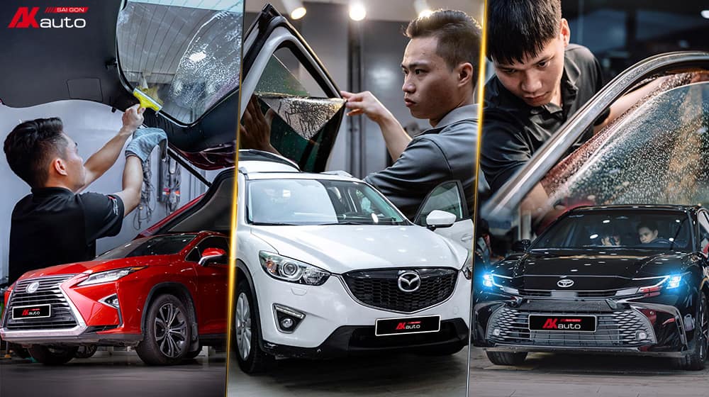 AKauto sở hữu đội ngũ kỹ thuật viên dán phim cách nhiệt tay nghề cao