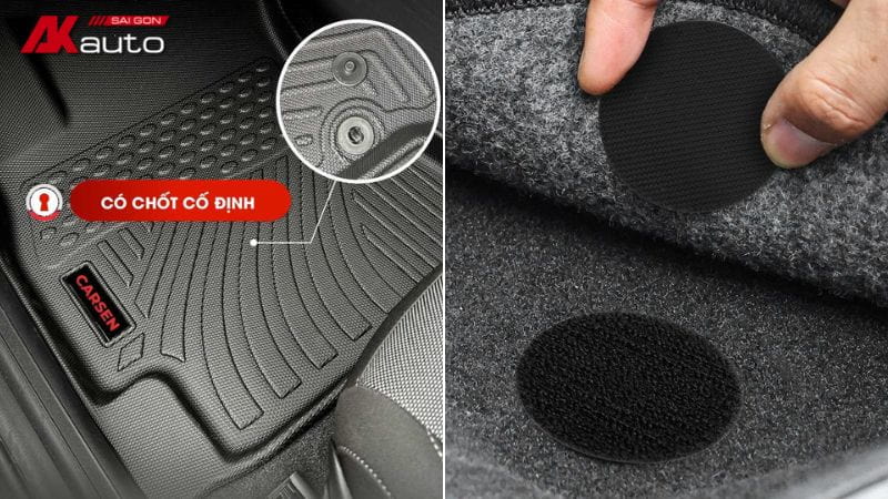 Chủ xe nên quan tâm đến độ an toàn và khả năng vệ sinh của thảm lót sàn Toyota Rush