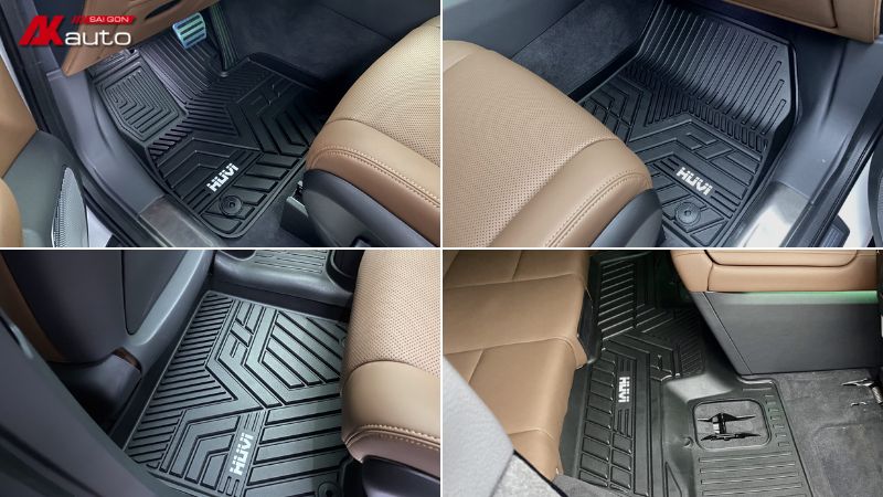 Thảm Huvi đúc khuôn liền khối, độ bền cao