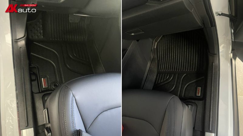 Thảm Huvi hút định hình 3D chuẩn form sàn xe
