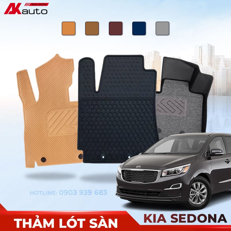 Thảm lót sàn Kia Sedona