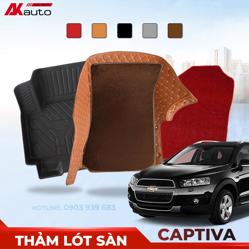 Thảm Lót Sàn Ô TÔ Chevrolet Captiva