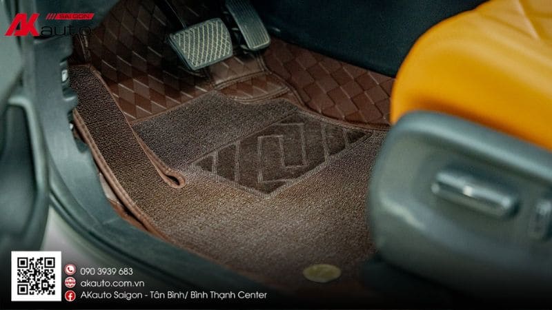 Thảm trải sàn ô tô Creata màu nâu đất