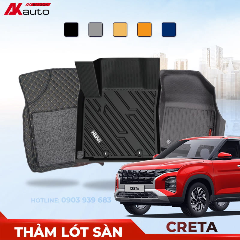 Thảm Lót Sàn Ô Tô Hyundai Creta