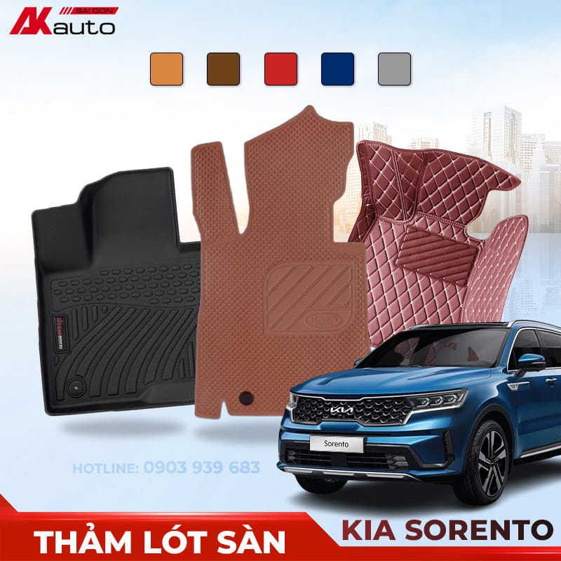 Thảm Lót Sàn Ô Tô Kia Sorento