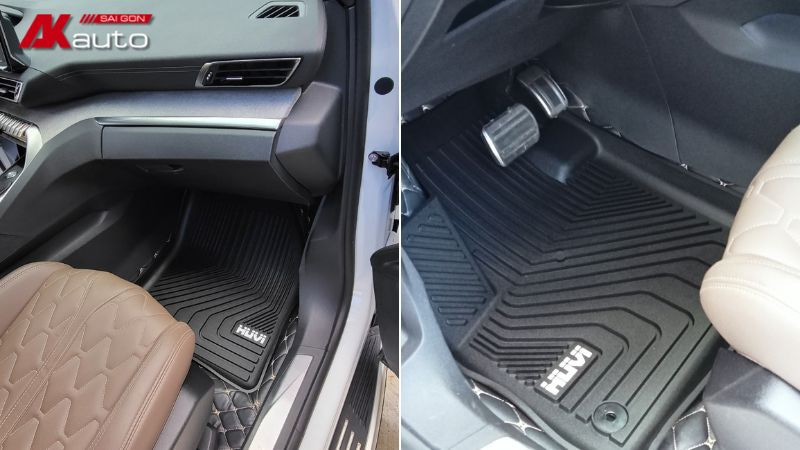 Thảm lót sàn Peugeot 3008 thương hiệu Huvi