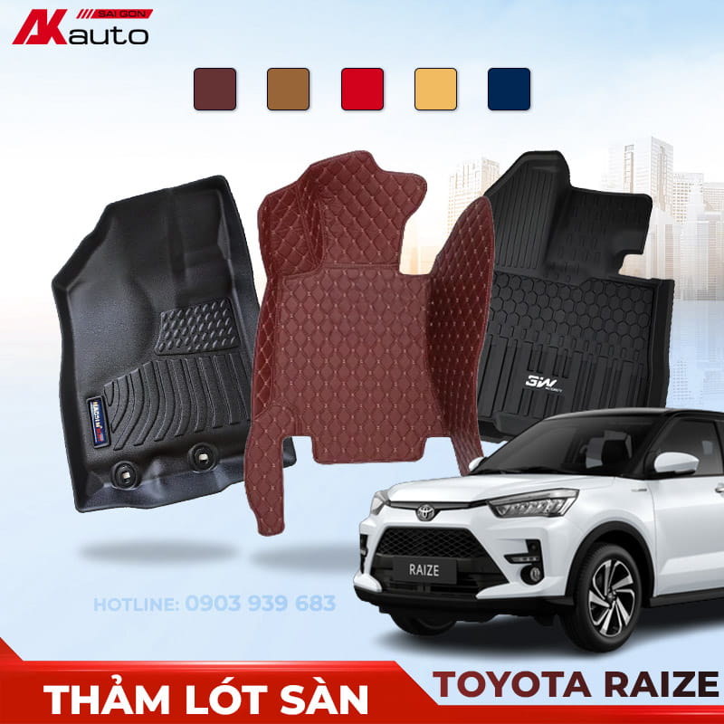 Thảm lót sàn Toyota Raize
