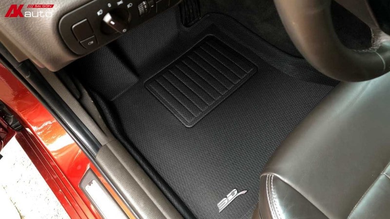 Mẫu thảm lót sàn nhựa TPE đúc khuôn cho ô tô VF8 của thương hiệu 3D Maxpider