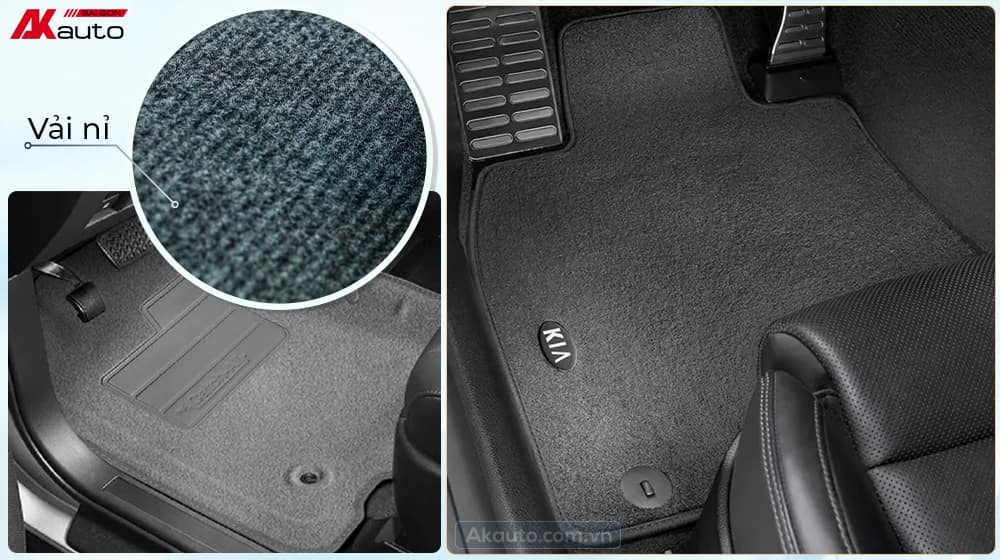 Thảm nỉ lót sàn ô tô