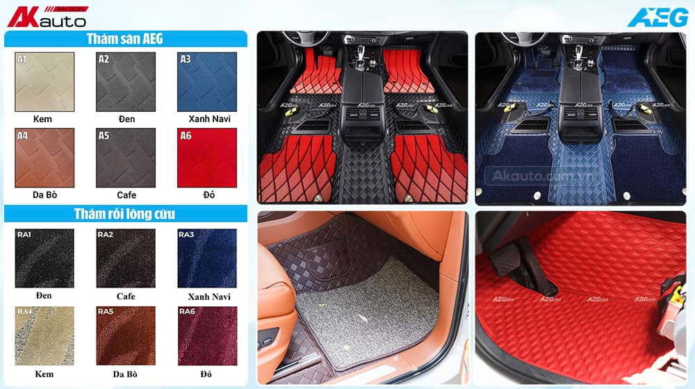 Thảm sàn xe ô tô AEG