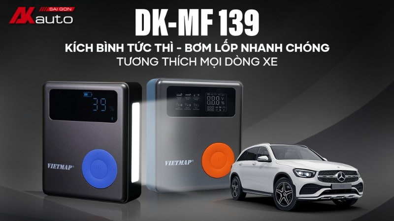 Bơm lốp kích bình đa năng Vietmap DK-MF139