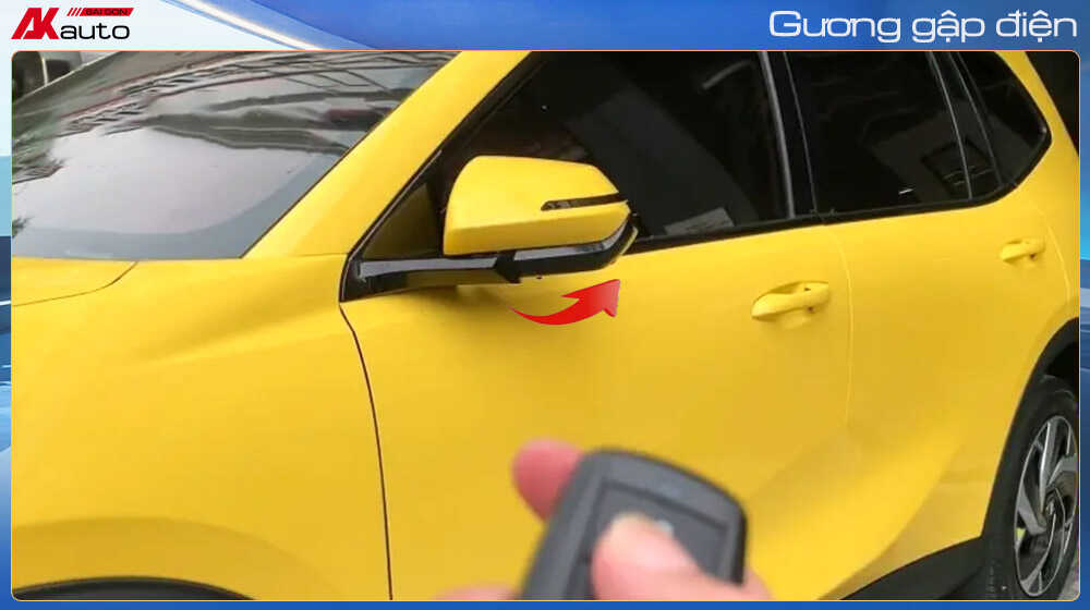 Phụ kiện gương gập điện cho xe Limo Green