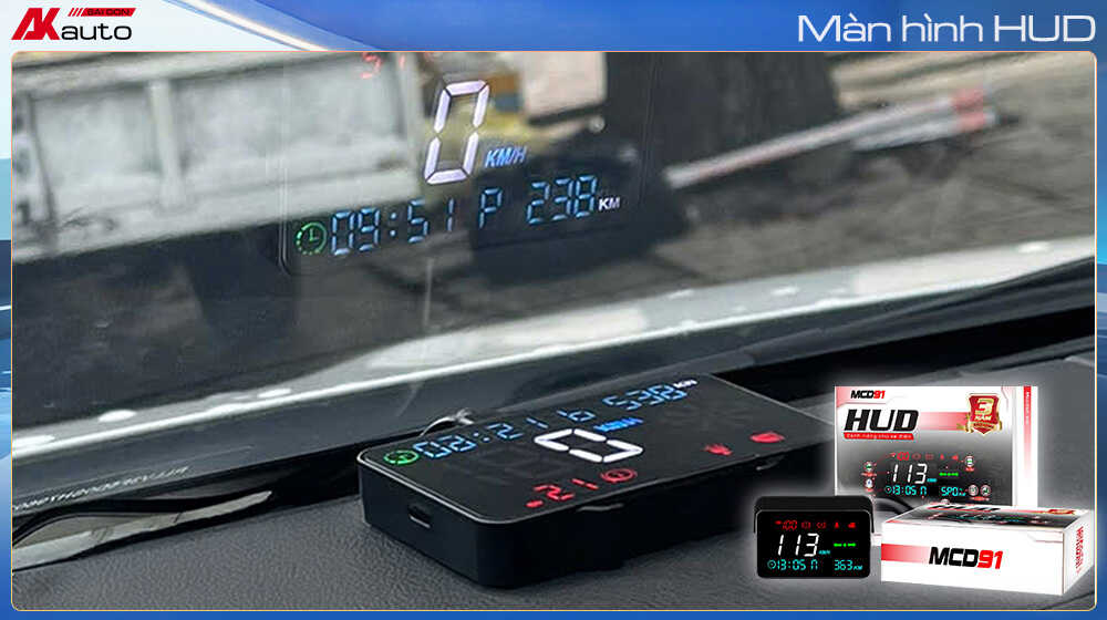 Màn hình HUD kính lái cho xe Limo Green