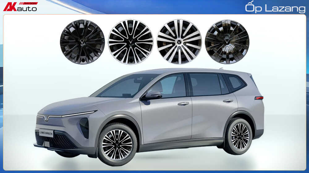 Ốp lazang cho xe VinFast Limo Green