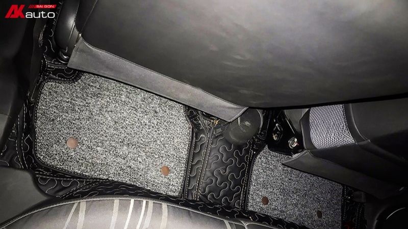 Thảm sàn 360 làm từ da PU lót sàn xe Chevrolet Spark