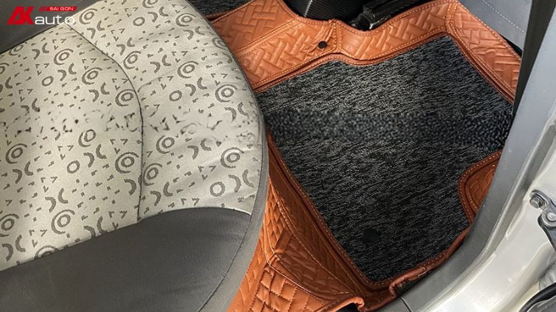 Thảm da 6D PU lót sàn ô tô Chevrolet Spark