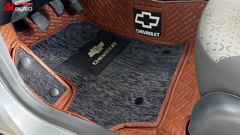 Thảm 6D cao cấp lót sàn xe Chevrolet Spark