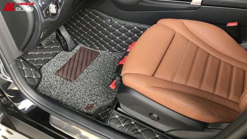 Mẫu thảm da PU cao cấp lót sàn ô tô Chevrolet Spark