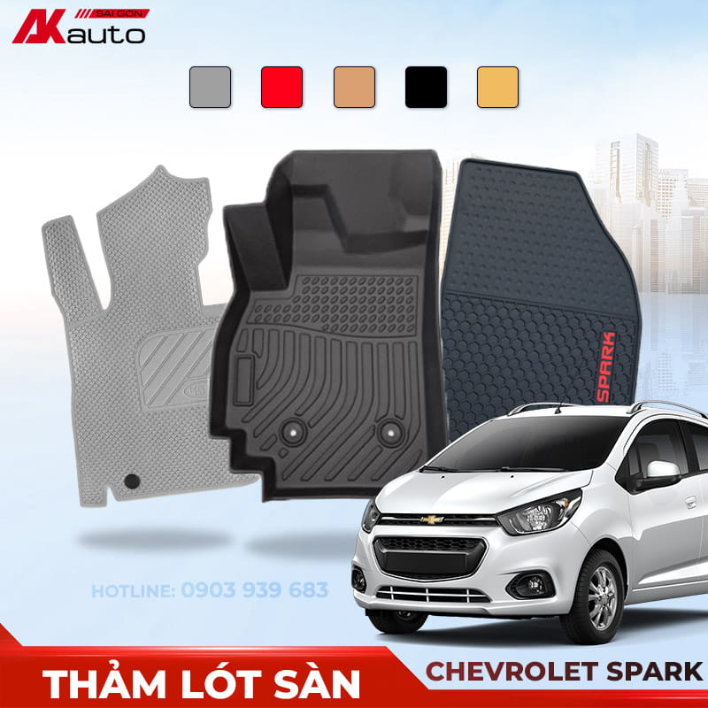 Thảm Lót Sàn Chevrolet Spark