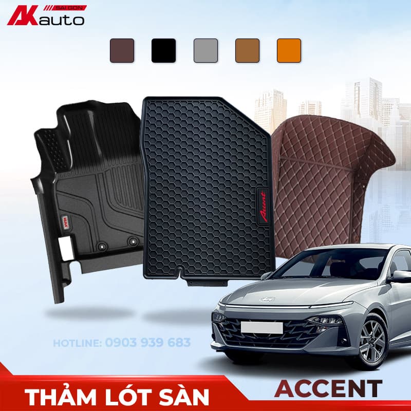 Thảm Lót Sàn Hyundai Accent