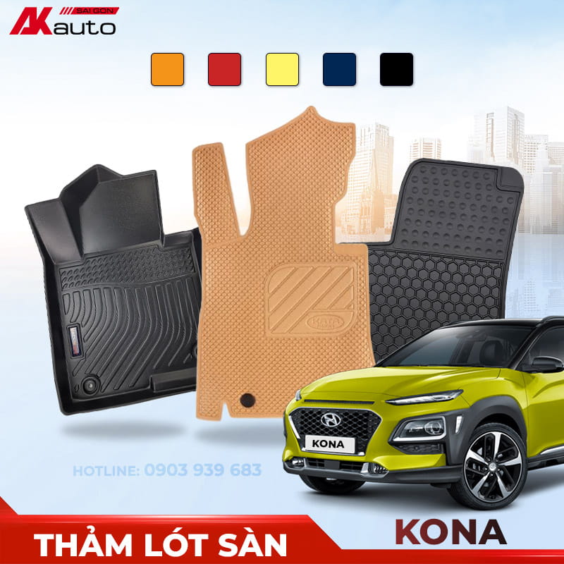 Thảm Lót Sàn Hyundai Kona